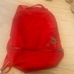Mini Red Lululemon backpack
